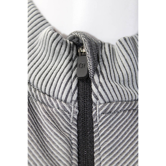 RARE Lululemon Cropped 1/2 Zip Long Sleeve Grey 6 NWOT - Picture 9 of 11